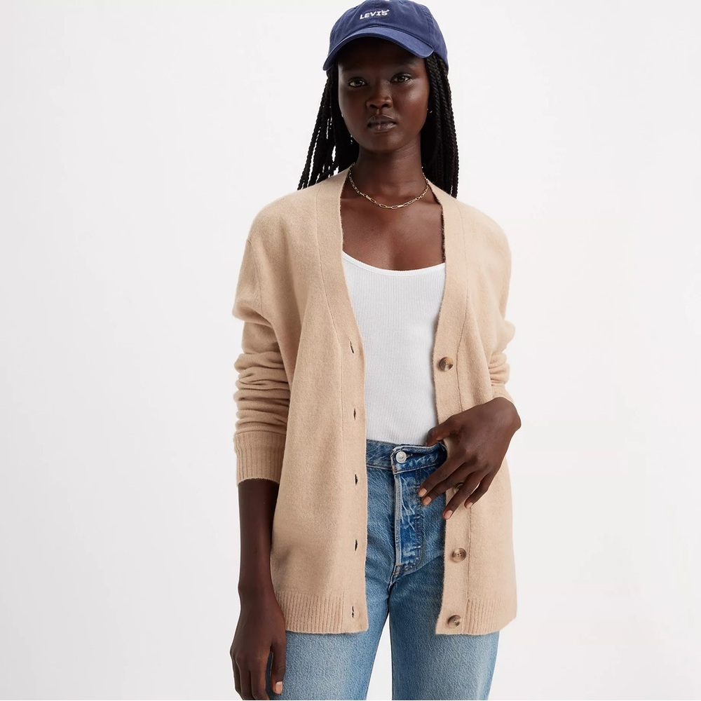 Levi’s Dad Cardigan Sweater- Tan